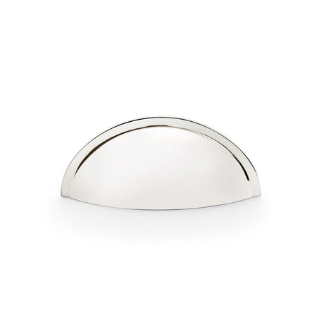 Alexander & Wilks Cabinet Hardware Polished Nickel / Cabinet Cup Pulls Alexander & Wilks Quieslade Cup Handle - Polished Nickel