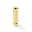Alexander & Wilks Door Furniture Satin Brass PVD / Door Edge Pull / Radius Alexander & Wilks Radius Sliding Door Edge Pull - Satin Brass PVD