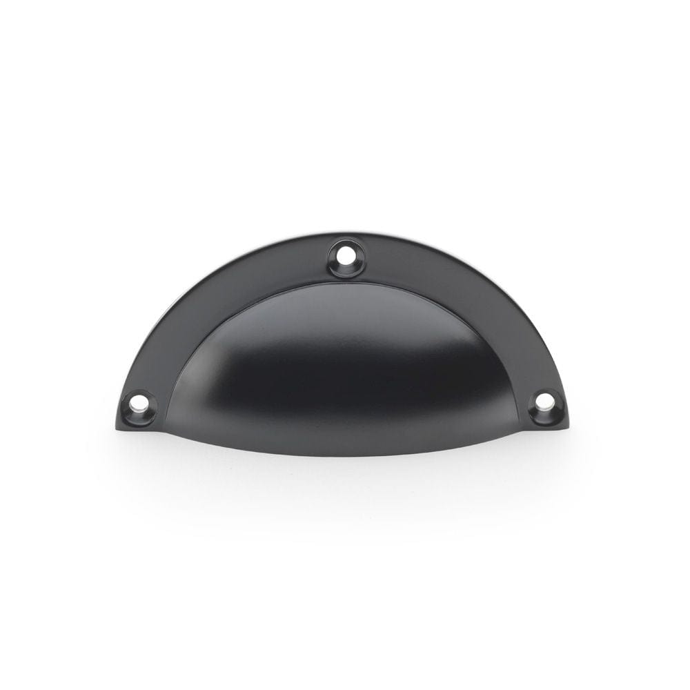 Alexander & Wilks Cabinet Hardware Black / Cabinet Cup Pulls Alexander & Wilks Raoul Cup Handle - Black