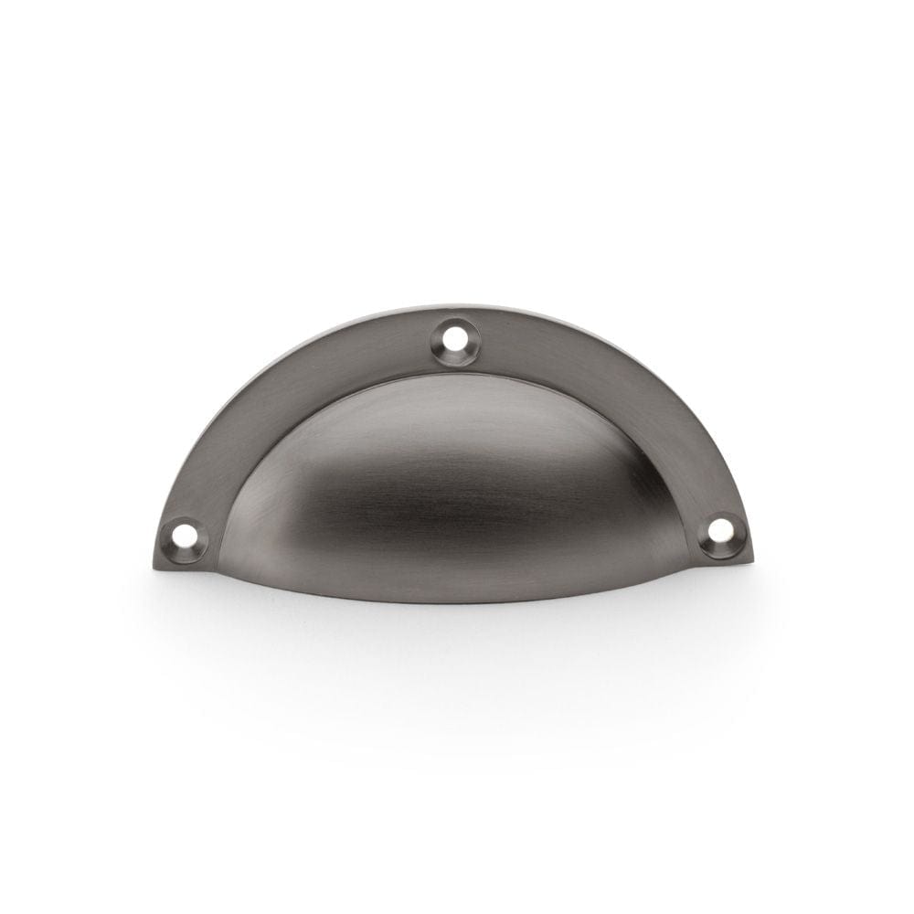 Alexander & Wilks Cabinet Hardware Dark Bronze / Cabinet Cup Pulls Alexander & Wilks Raoul Cup Handle - Dark Bronze