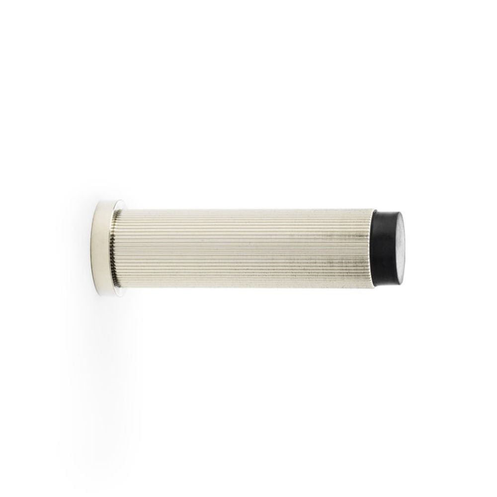 Alexander & Wilks Door Furniture Polished Nickel PVD / Projection Door Stop Alexander & Wilks Reeded Projection Door Stop - Polished Nickel PVD