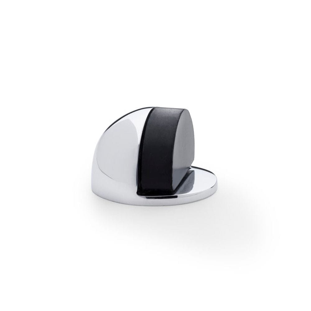 Alexander & Wilks Door Furniture Polished Chrome / Floor Door Stop Alexander & Wilks Shield Floor Mounted Door Stop - Polished Chrome