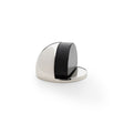 Alexander & Wilks Door Furniture Polished Nickel / Floor Door Stop Alexander & Wilks Shield Floor Mounted Door Stop - Polished Nickel