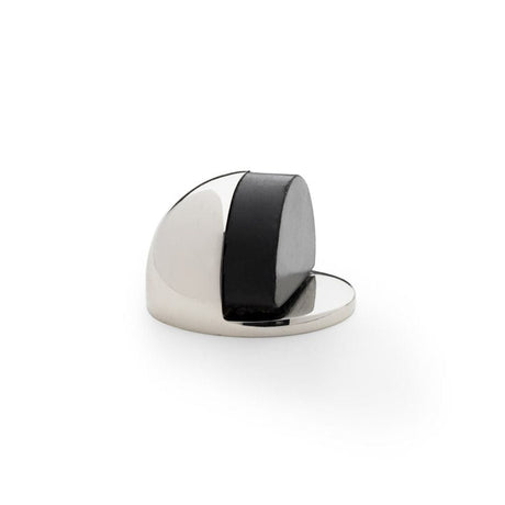 Alexander & Wilks Door Furniture Polished Nickel / Floor Door Stop Alexander & Wilks Shield Floor Mounted Door Stop - Polished Nickel