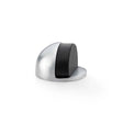 Alexander & Wilks Door Furniture Satin Chrome / Floor Door Stop Alexander & Wilks Shield Floor Mounted Door Stop - Satin Chrome