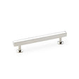 Alexander & Wilks Cabinet Hardware Polished Nickel / Cabinet Pull Handles / 128mm Alexander & Wilks Square T-Bar Cabinet Pull Handle - Polished Nickel - Centres 128mm