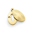 Alexander & Wilks Door Furniture Unlacquered Brass / Mortice Key Profile Escutcheons Alexander & Wilks Standard Key Profile Ellipse Escutcheon with Christoph Design Cover - Unlacquered Brass