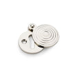 Alexander & Wilks Door Furniture Polished Nickel / Mortice Key Profile Escutcheons Alexander & Wilks Standard Key Profile Round Escutcheon with Christoph Design Cover - Polished Nickel