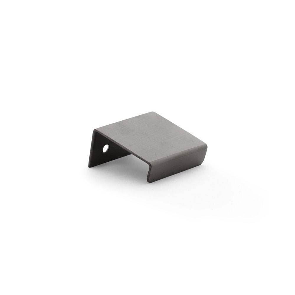 Alexander & Wilks Cabinet Hardware Dark Bronze PVD / Edge Pull / 37mm Alexander & Wilks Tilly Finger Pull - Dark Bronze PVD