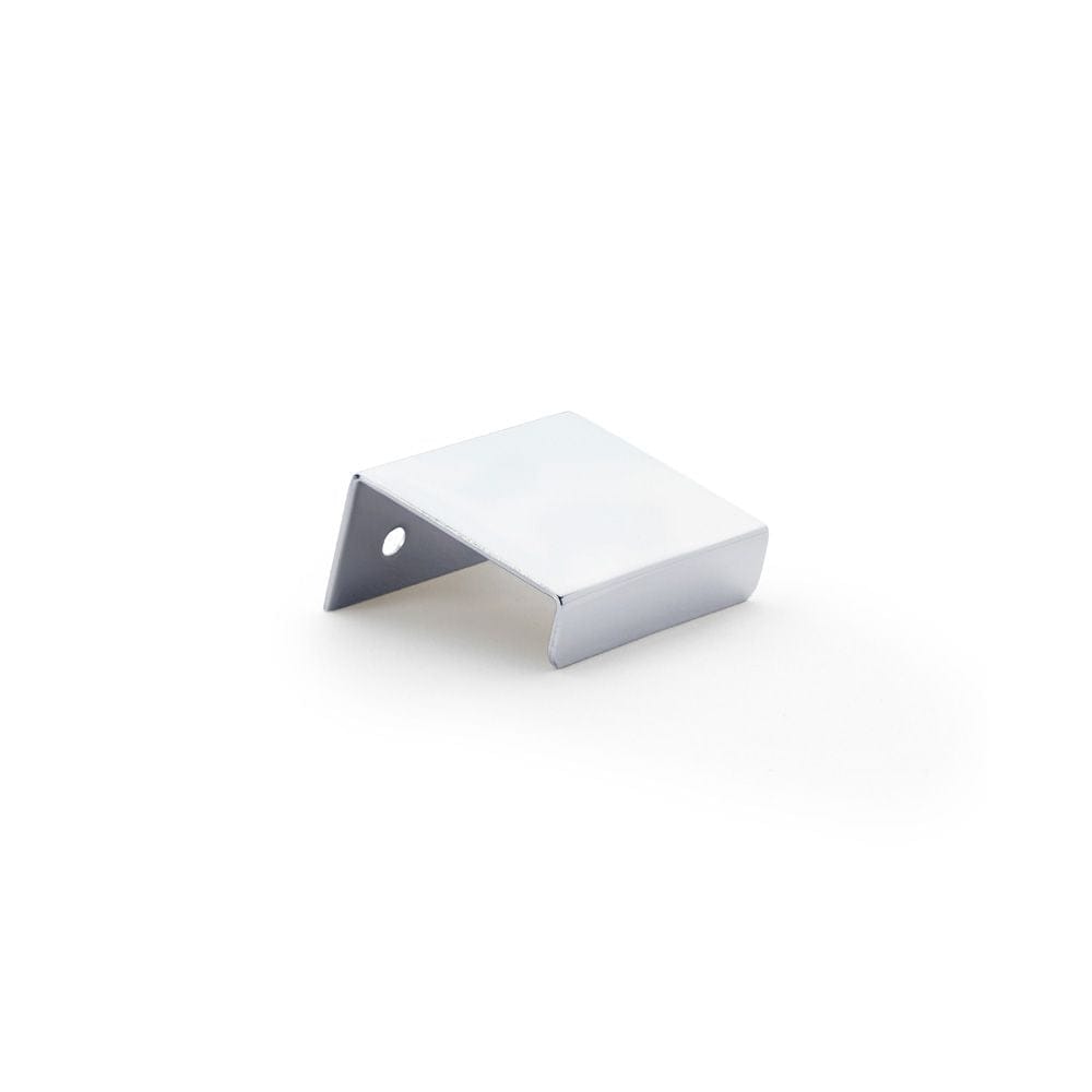 Alexander & Wilks Cabinet Hardware Polished Chrome / Edge Pull / 37mm Alexander & Wilks Tilly Finger Pull - Polished Chrome