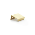 Alexander & Wilks Cabinet Hardware Satin Brass PVD / Edge Pull / 37mm Alexander & Wilks Tilly Finger Pull - Satin Brass PVD