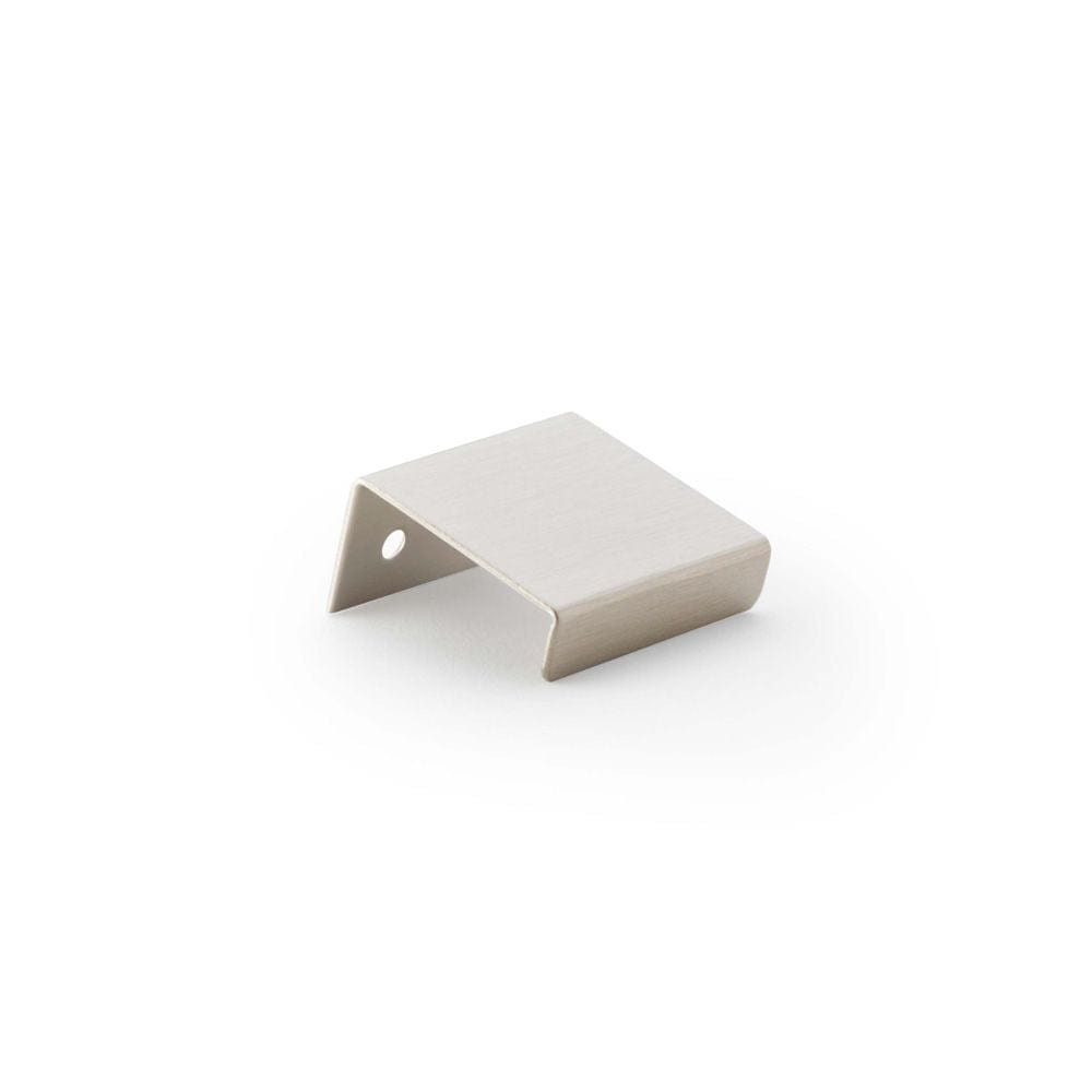 Alexander & Wilks Cabinet Hardware Satin Nickel / Edge Pull / 37mm Alexander & Wilks Tilly Finger Pull - Satin Nickel
