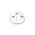 Alexander & Wilks Door Furniture Polished Chrome / Mortice Key Profile Escutcheons Alexander & Wilks Victorian Standard Profile Escutcheon - Polished Chrome