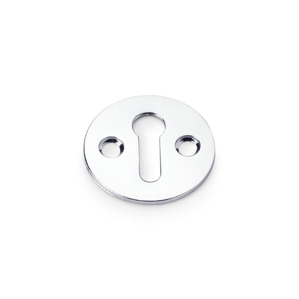 Alexander & Wilks Door Furniture Polished Chrome / Mortice Key Profile Escutcheons Alexander & Wilks Victorian Standard Profile Escutcheon - Polished Chrome