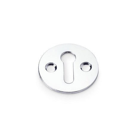 Alexander & Wilks Door Furniture Polished Chrome / Mortice Key Profile Escutcheons Alexander & Wilks Victorian Standard Profile Escutcheon - Polished Chrome