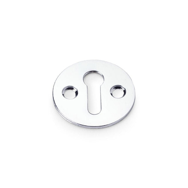Alexander & Wilks Door Furniture Polished Chrome / Mortice Key Profile Escutcheons Alexander & Wilks Victorian Standard Profile Escutcheon - Polished Chrome