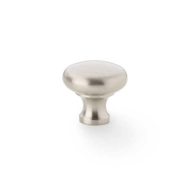 Alexander & Wilks Cabinet Hardware Satin Nickel / Cabinet Knobs / 32mm Dia. Alexander & Wilks Wade Round Cupboard Knob - Satin Nickel - 32mm