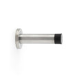 Alexander & Wilks Door Furniture Satin Stainless Steel / Projection Door Stop Alexander & Wilks Wall Mounted Cylinder Door Stop with Rose - Satin Stainless Steel