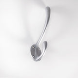 This is an image of a Carlisle Brass - Hat and Coat Hook - Satin Chrome that is availble to order from Trade Door Handles in Kendal.