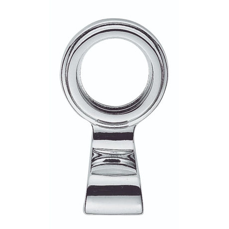 This is an image of a Carlisle Brass - Architectural Quality Cylinder Latch Pull - Polished Chrome that is availble to order from Trade Door Handles in Kendal.
