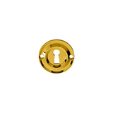 This is an image of a Carlisle Brass - Small Escutcheon - Stainless Brass that is availble to order from Trade Door Handles in Kendal.