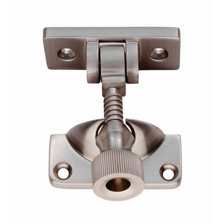 This is an image of a Carlisle Brass - Architectural Quality Brighton Sash Fastener - Satin Nickel that is availble to order from Trade Door Handles in Kendal.