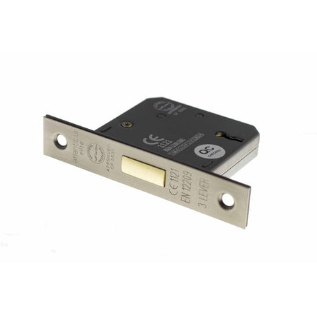 Atlantic Hardware Locks & Latches Matt Gun Metal / 3 Lever Deadlock / 3" / 76mm Atlantic 3 Lever Key Deadlock [CE] 3" - Matt Gun Metal