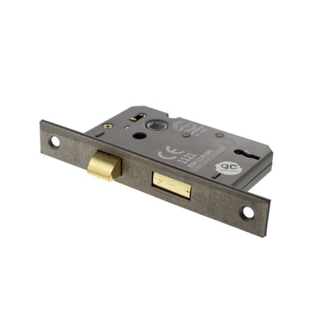 Atlantic Hardware Locks & Latches Distressed Silver / 3 Lever Sashlocks / 2.5" / 65mm Atlantic 3 Lever Key Sashlock [CE] 2.5" - Distressed Silver
