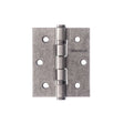 Atlantic Hardware Hinges Distressed Silver / Ball Bearing Hinges / 3" (76mm) Atlantic Ball Bearing Hinges 3" x 2.5" x 2.5mm - Distressed Silver