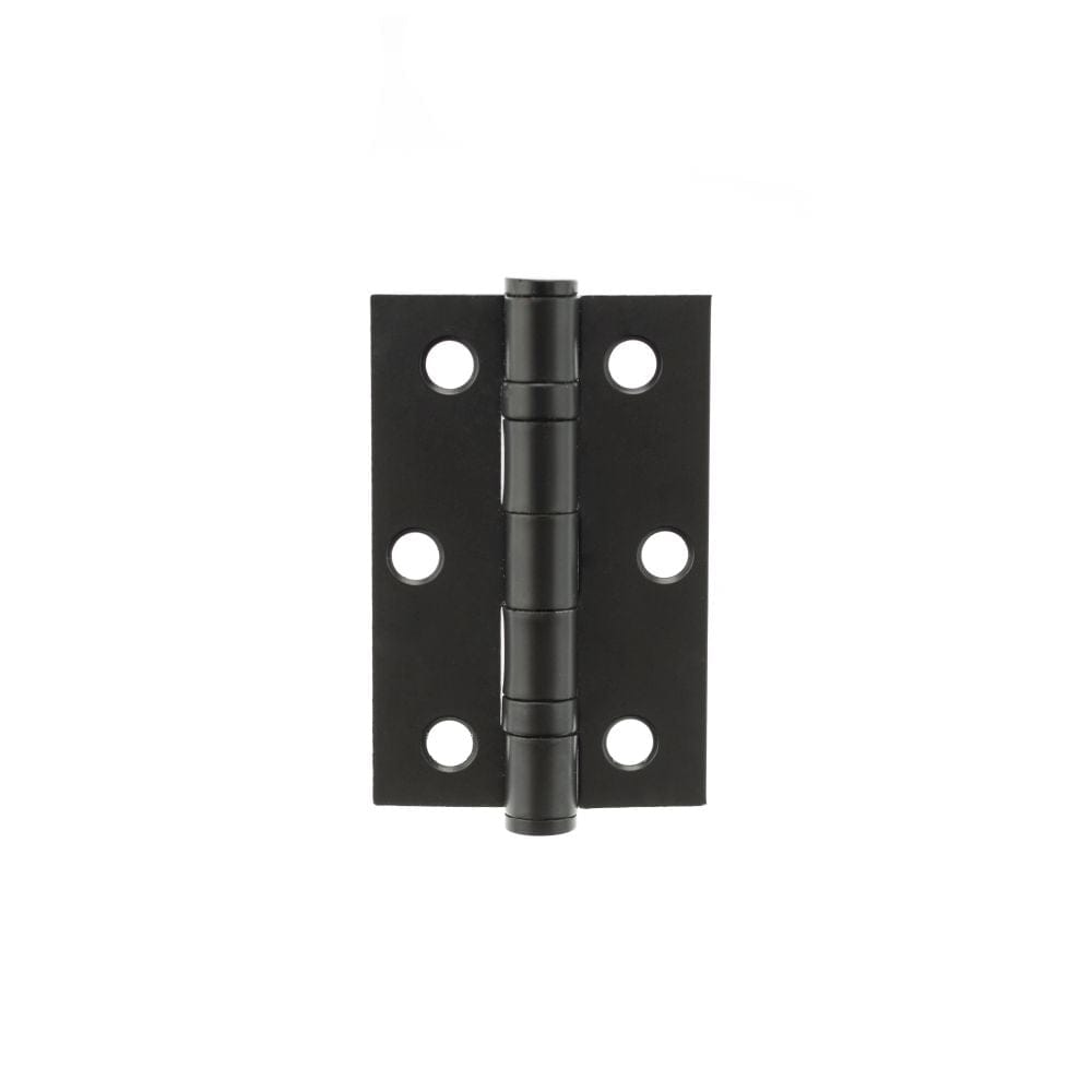 Atlantic Hardware Hinges Matt Black / Ball Bearing Hinges / 3" (76mm) Atlantic Ball Bearing Hinges 3" x 2" x 2mm - Matt Black