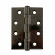 Atlantic Hardware Hinges Black Nickel / Ball Bearing Hinges / 4" x (102mm) Atlantic Ball Bearing Hinges Grade 11 Fire Rated 4" x 3" x 2.5mm - Black Nickel