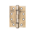 Atlantic Hardware Hinges Matt Antique Brass / Ball Bearing Hinges / 4" x (102mm) Atlantic Ball Bearing Hinges Grade 13 Fire Rated 4" x 3" x 3mm - Matt Antique Br