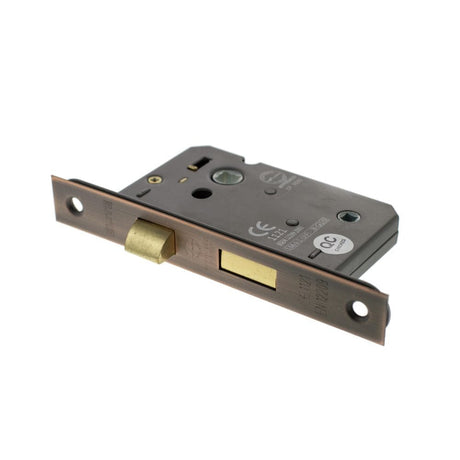 Atlantic Hardware Locks & Latches Antique Copper / Bathroom Lock / 2.5" / 65mm Atlantic Bathroom Lock [CE] 2.5" - Antique Copper
