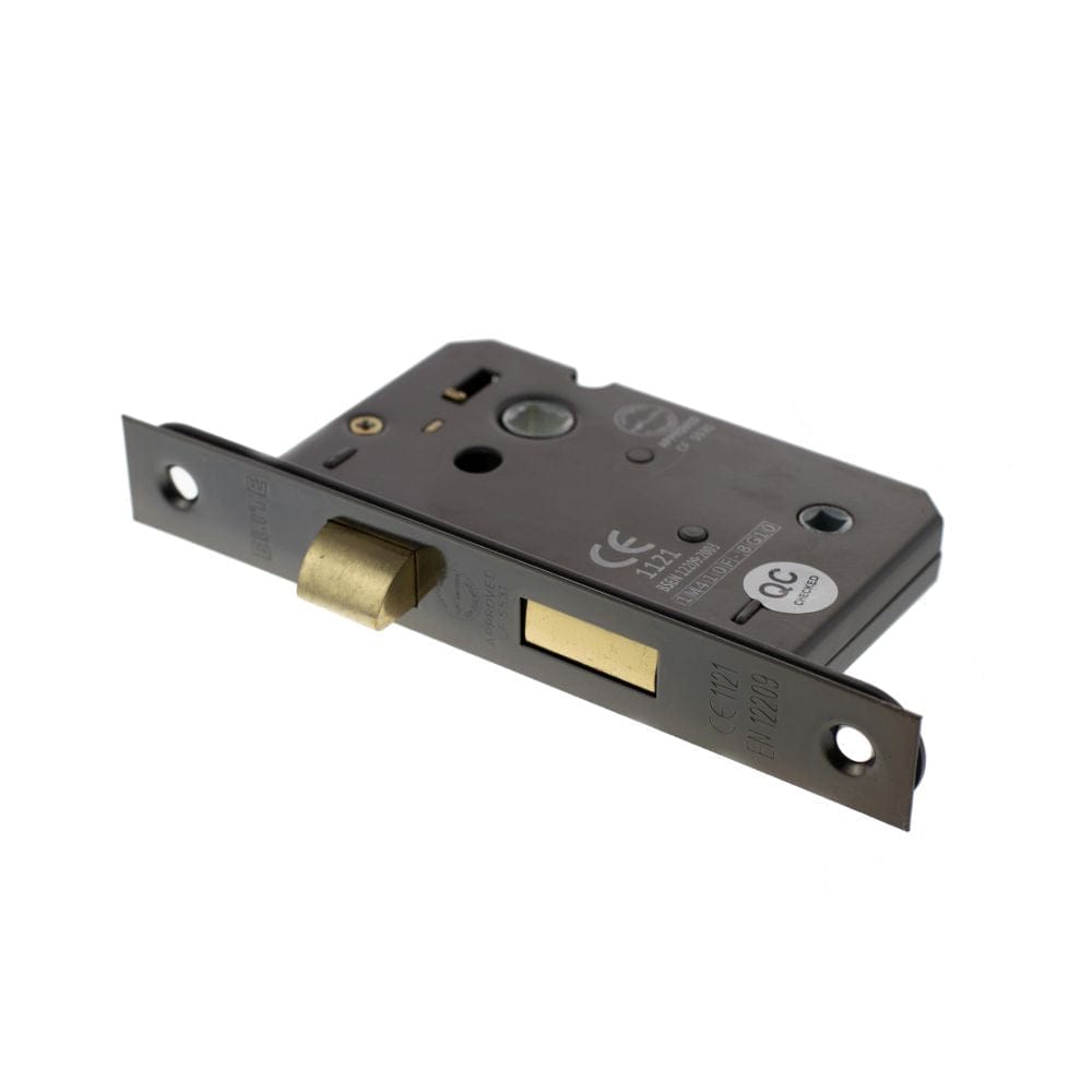 Atlantic Hardware Locks & Latches Black Nickel / Bathroom Lock / 2.5" / 65mm Atlantic Bathroom Lock [CE] 2.5" - Black Nickel