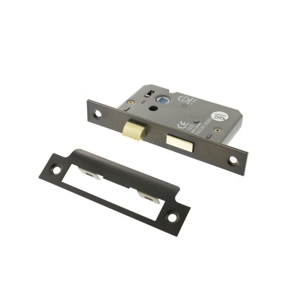 Atlantic Hardware Locks & Latches Urban Dark Bronze / Bathroom Lock / 2.5" / 65mm Atlantic Bathroom Lock [CE] 2.5" - Urban Dark Bronze