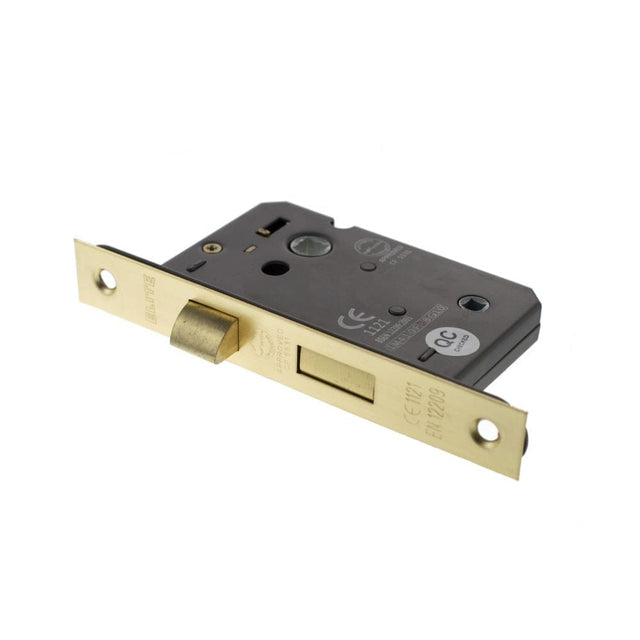 Atlantic Hardware Locks & Latches Satin Brass / Bathroom Lock / 3" / 76mm Atlantic Bathroom Lock [CE] 3" - Satin Brass