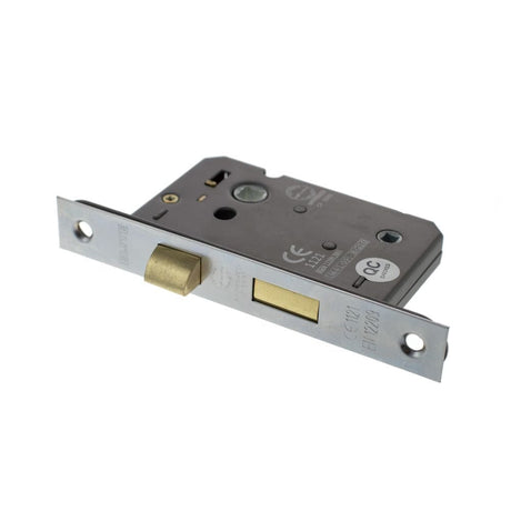 Atlantic Hardware Locks & Latches Satin Chrome / Bathroom Lock / 3" / 76mm Atlantic Bathroom Lock [CE] 3" - Satin Chrome