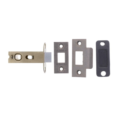 Atlantic Hardware Locks & Latches Distressed Silver / Tubular Mortice Latch / 2.5" Atlantic Bolt Through Tubular Latch 2.5" - Distressed Silver