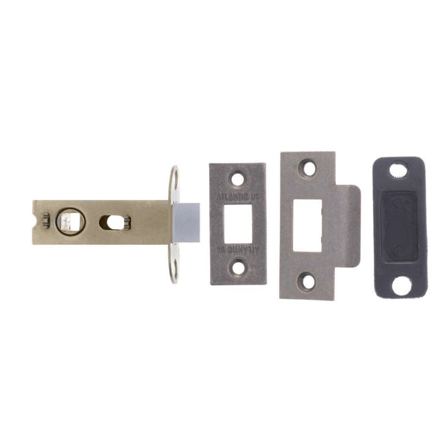 Atlantic Hardware Locks & Latches Distressed Silver / Tubular Mortice Latch / 2.5" Atlantic Bolt Through Tubular Latch 2.5" - Distressed Silver
