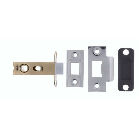 Atlantic Hardware Locks & Latches Polished Chrome / Tubular Mortice Latch / 2.5" Atlantic Bolt Through Tubular Latch 2.5" - Polished Chrome