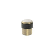 Atlantic Hardware Door Furniture Antique Brass / Floor Door Stop Atlantic Cylinder Premium Floor Mounted Door Stop - Antique Brass