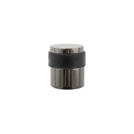 Atlantic Hardware Door Furniture Black Nickel / Floor Door Stop Atlantic Cylinder Premium Floor Mounted Door Stop - Black Nickel