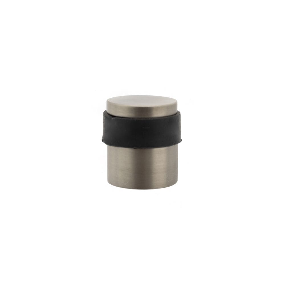 Atlantic Hardware Door Furniture Matt Gun Metal / Floor Door Stop Atlantic Cylinder Premium Floor Mounted Door Stop - Matt Gun Metal