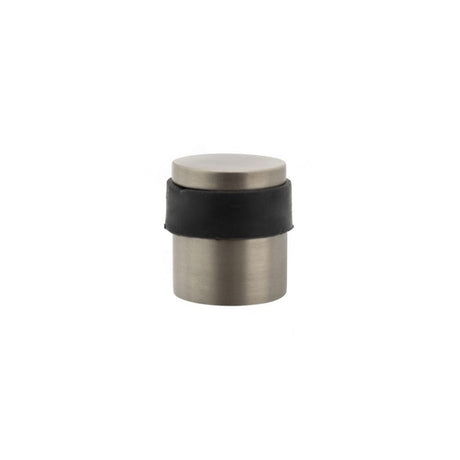 Atlantic Hardware Door Furniture Matt Gun Metal / Floor Door Stop Atlantic Cylinder Premium Floor Mounted Door Stop - Matt Gun Metal