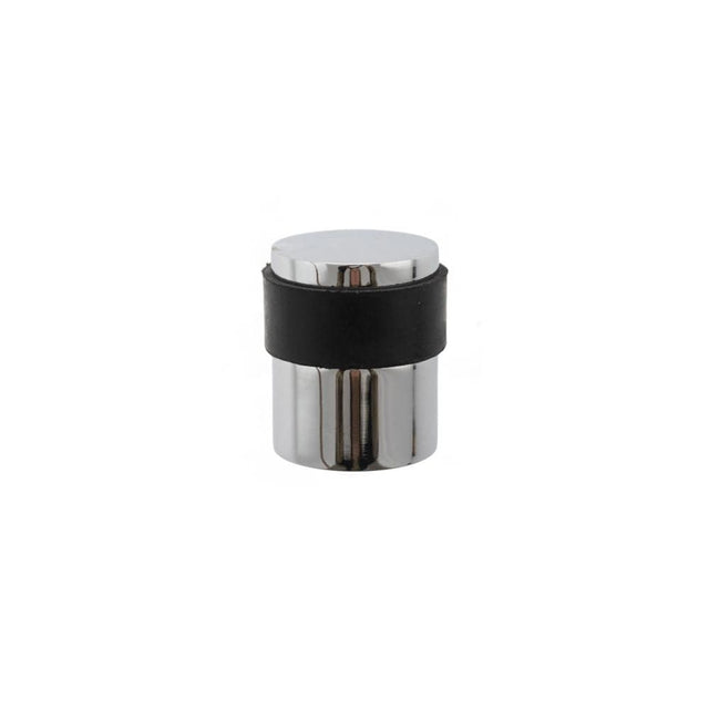 Atlantic Hardware Door Furniture Polished Chrome / Floor Door Stop Atlantic Cylinder Premium Floor Mounted Door Stop - Polished Chrome
