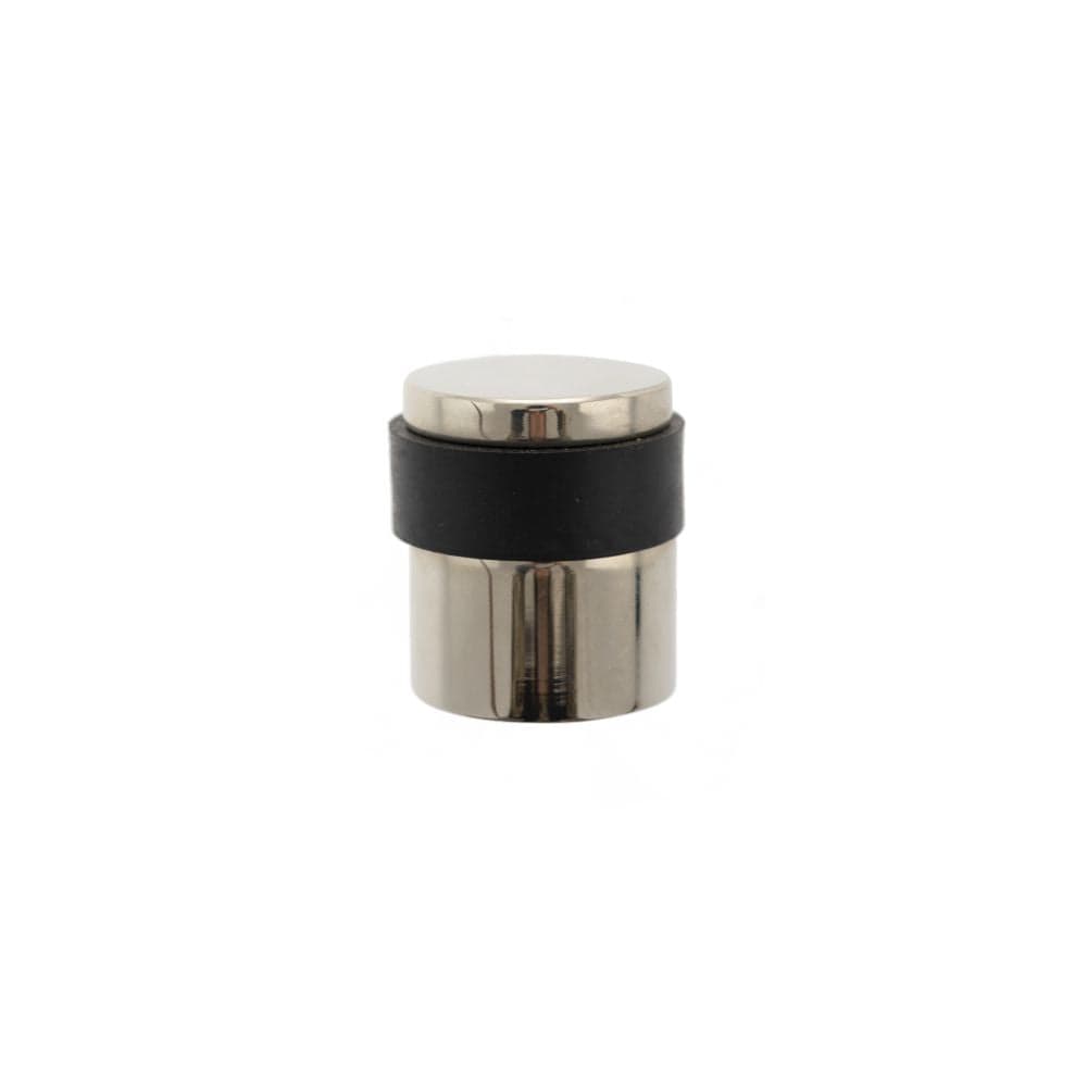 Atlantic Hardware Door Furniture Polished Nickel / Floor Door Stop Atlantic Cylinder Premium Floor Mounted Door Stop - Polished Nickel