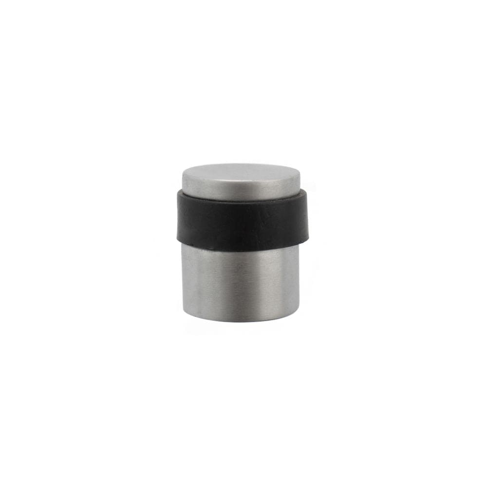 Atlantic Hardware Door Furniture Satin Chrome / Floor Door Stop Atlantic Cylinder Premium Floor Mounted Door Stop - Satin Chrome