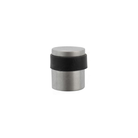 Atlantic Hardware Door Furniture Satin Chrome / Floor Door Stop Atlantic Cylinder Premium Floor Mounted Door Stop - Satin Chrome
