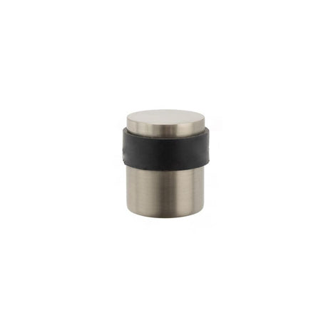 Atlantic Hardware Door Furniture Satin Nickel / Floor Door Stop Atlantic Cylinder Premium Floor Mounted Door Stop - Satin Nickel