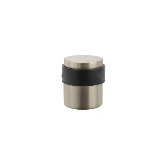 Atlantic Hardware Door Furniture Satin Nickel / Floor Door Stop Atlantic Cylinder Premium Floor Mounted Door Stop - Satin Nickel